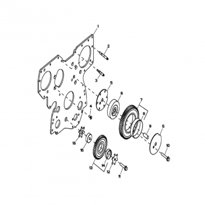 Group 36: Front Plate & Crankshaft Upper Idler Gears,  第36組：前板&曲軸上惰輪，“GM93289,”“GM93285,”“GM91650,”“GM85414,”“GM85412,”“GM8541