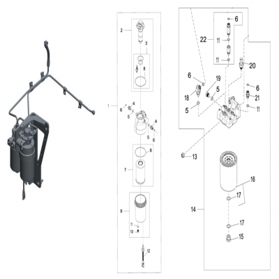 Group 81: Primary Fuel Filter, continued Variation 81BN, 81D2 Optional Agency Approval Installed Items. See Accessories Section for additional parts. 組81：燃油初級(jí)濾清器，續(xù)變81BN，81D2可選機(jī)構(gòu)批準(zhǔn)安裝項(xiàng)目。有關(guān)其他部件，請(qǐng)參見(jiàn)附件一節(jié)。&