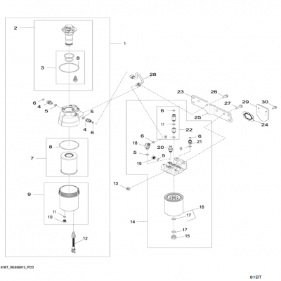 Group 81: Primary Fuel Filter, continued  第81組：燃油初級濾清器，&amp;ldquo;GM93289,&amp;rdquo;&amp;ldquo;GM93285,&amp;rdquo;&amp;ldquo;GM91650,&amp;rdquo;&amp;ldquo;GM85414,&amp