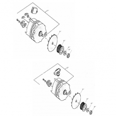 Alternator Neg Ground 交流發(fā)電機負接地 40MDDCA-  55MDDCB-  65MDDCC-  80MDDCD-  99MDDCE-  40MDDCF-  50MDDCG-  65MDDCH-  80MDDCJ-  35MDDCK-  40MDDCL- 55MDDCM-  65MDDCN-  80MDDCP-  99MDDCR-  55MDDCS